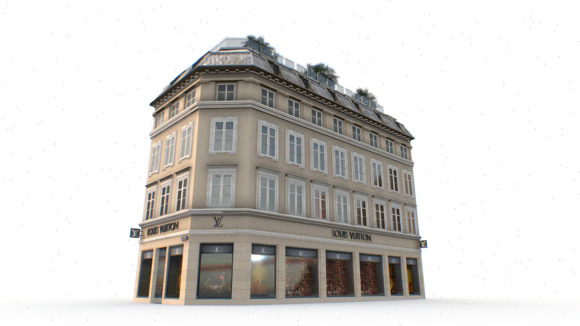 Louis Vuitton Store 3d Model - Copenhagen Louis Vuitton Store - Buy Royalty Free 3D model by Omni Studio 3D (@omny3d) 3d model