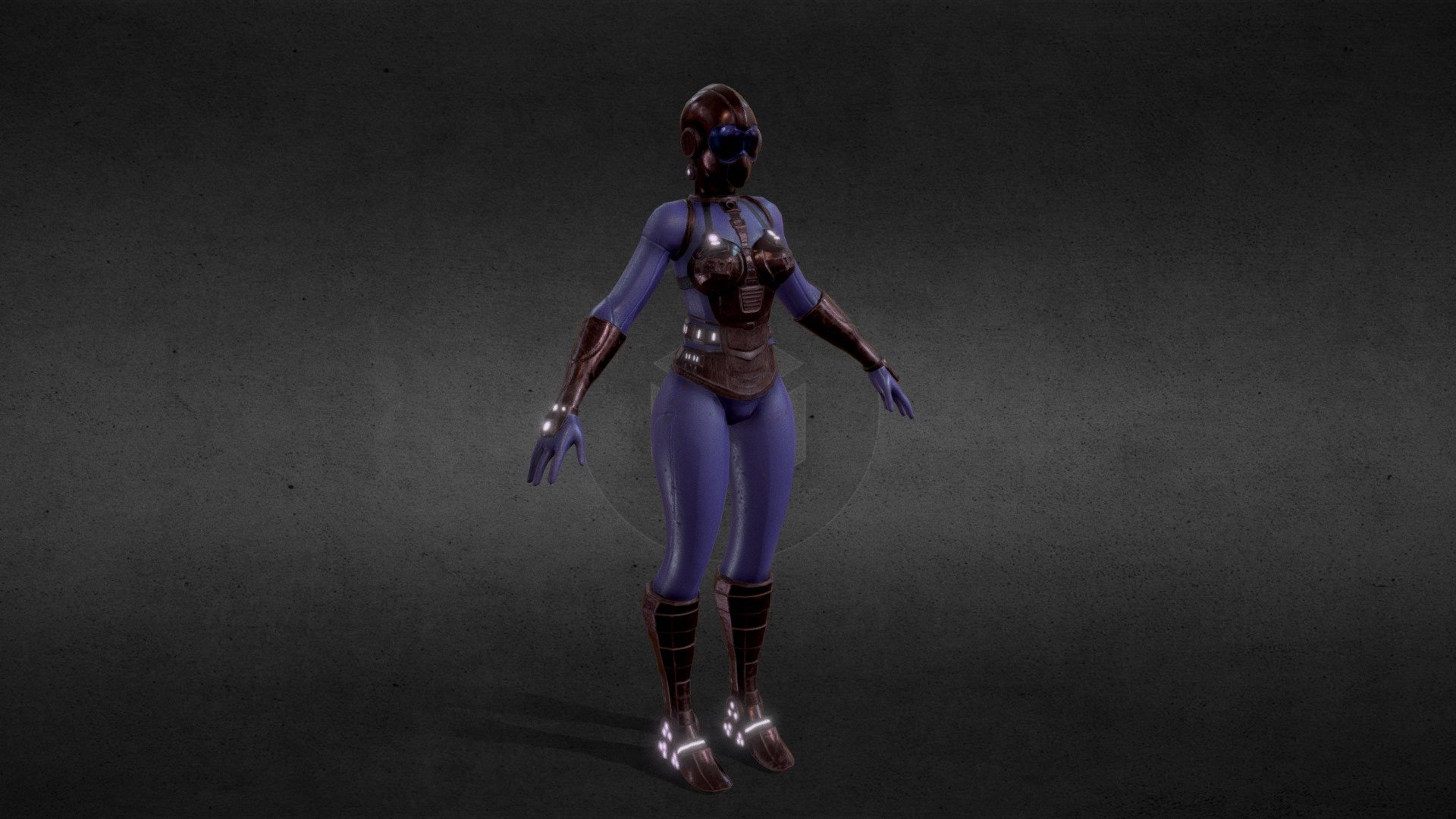 Scifi character,
Realtime ready,
No rig, - Scifi character - Buy Royalty Free 3D model by jeremy.laplatine 3d model