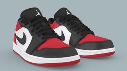 Nike Air Jordan 1 Low Bred Toe people, urban, secondlife, ar, shoes, imvu, sl, nike, trainer, footwear, tactical, sneaker, adidas, yeezy, sims, jordan, streetwear, shoescan, nft