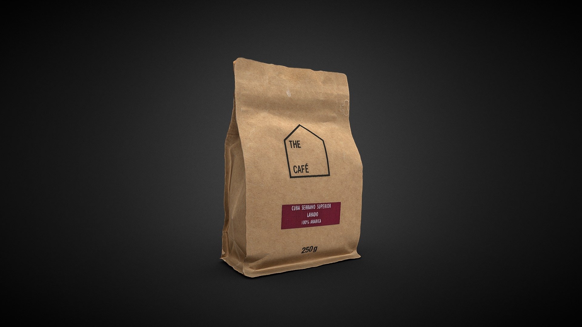 Photogrammetry Coffee Paper Bag Lowpoly Model - Coffee Paper Bag 3D Scan - Download Free 3D model by grafi (@zdenkoroman) 3d model