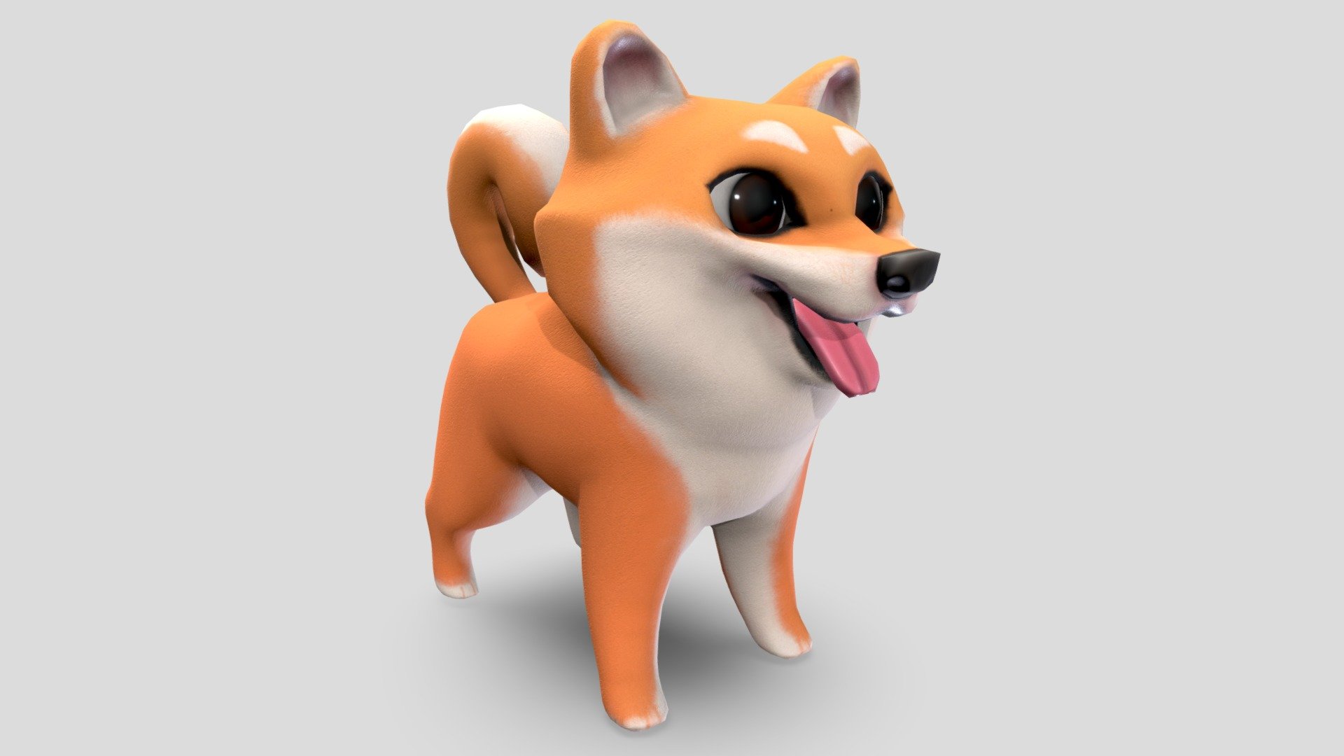 This product consist Cartoon Shiba Inu

Real measures.

Handpainted textures

Fine details.

You can use this model as a game projects, commercial, environment design, cinema etc.

Units: centimeters.

1 Drawcall and Batch
 - Cartoon Shiba Inu - Buy Royalty Free 3D model by Treq 3d model
