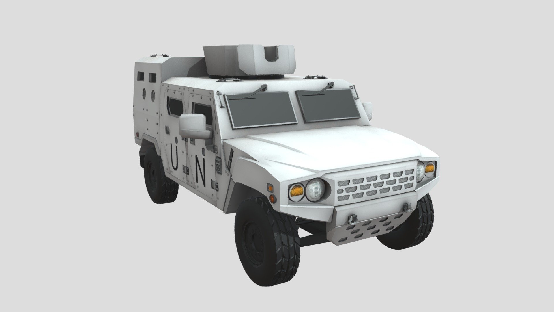 K-153 Armored Reconnaissance Vehicle - K-153 UN - 3D model by Uniform008 3d model
