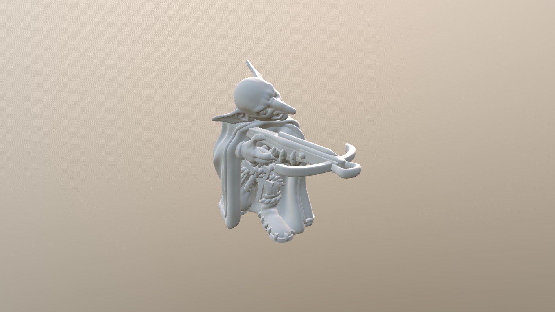 Goblin Ranger - 3D model by Justin (@justinc) 3d model