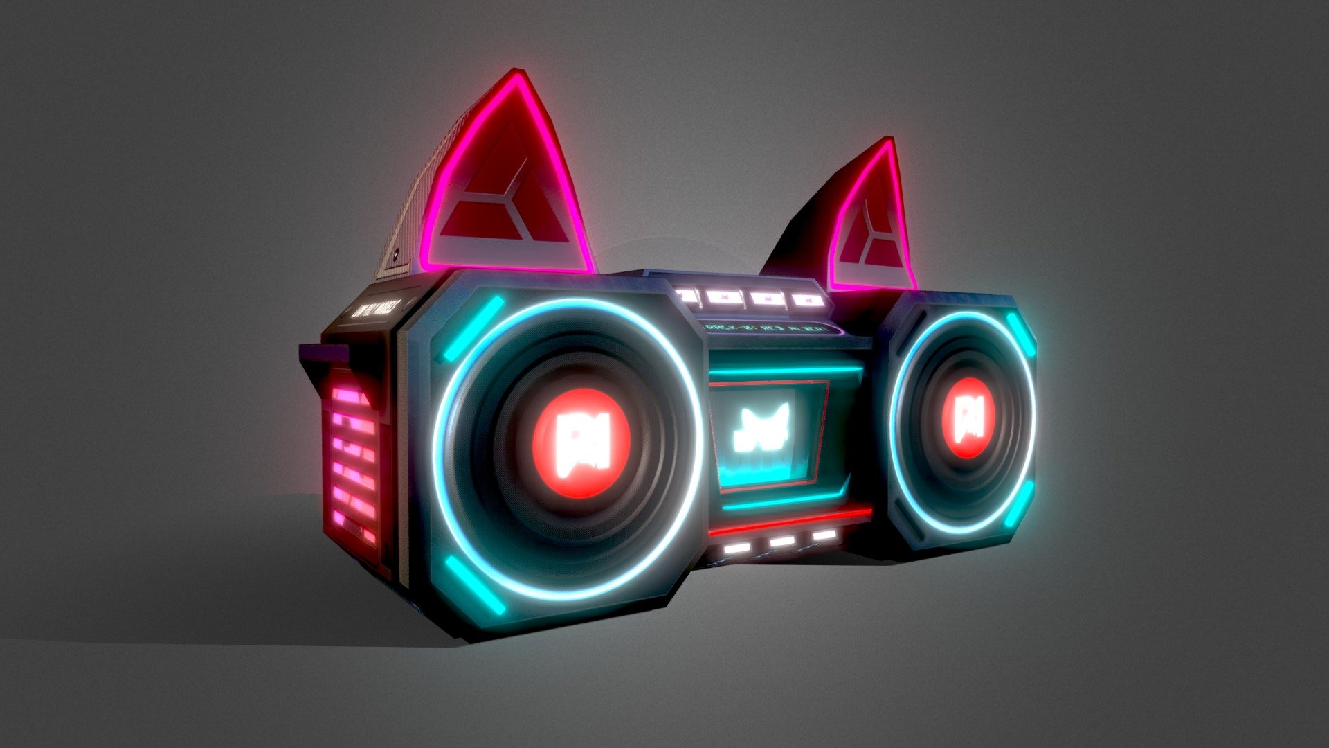 This radio Smart Wearable plays melodic electronic DJ sets by Red Albert wherever you go in Decentraland. Released as a gift during DCL Music Festival 2023. 

Get yours here. 

Created by FGR3D and KJ. Learn more at LowPolyModels 3d model