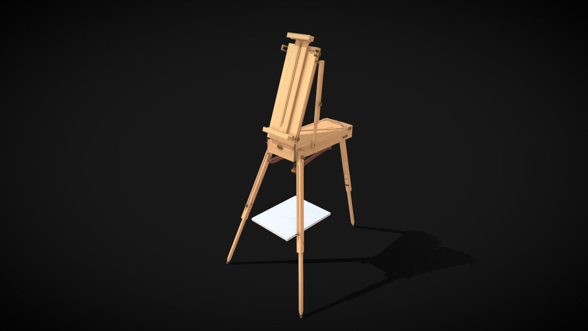 MABEF easel sketch box M/23 - 3D model by Mabef 3d model