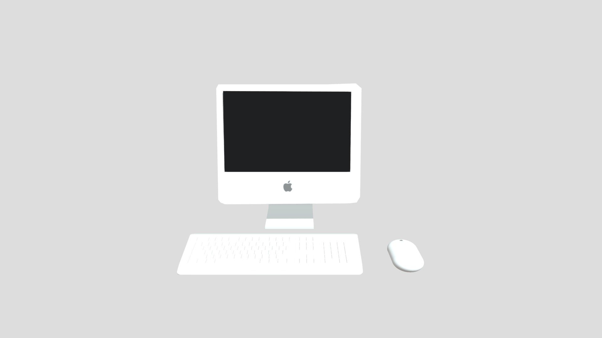 iMac G5 20 inch 3D Model you can se it for animation, 3D printing and etc 3d model