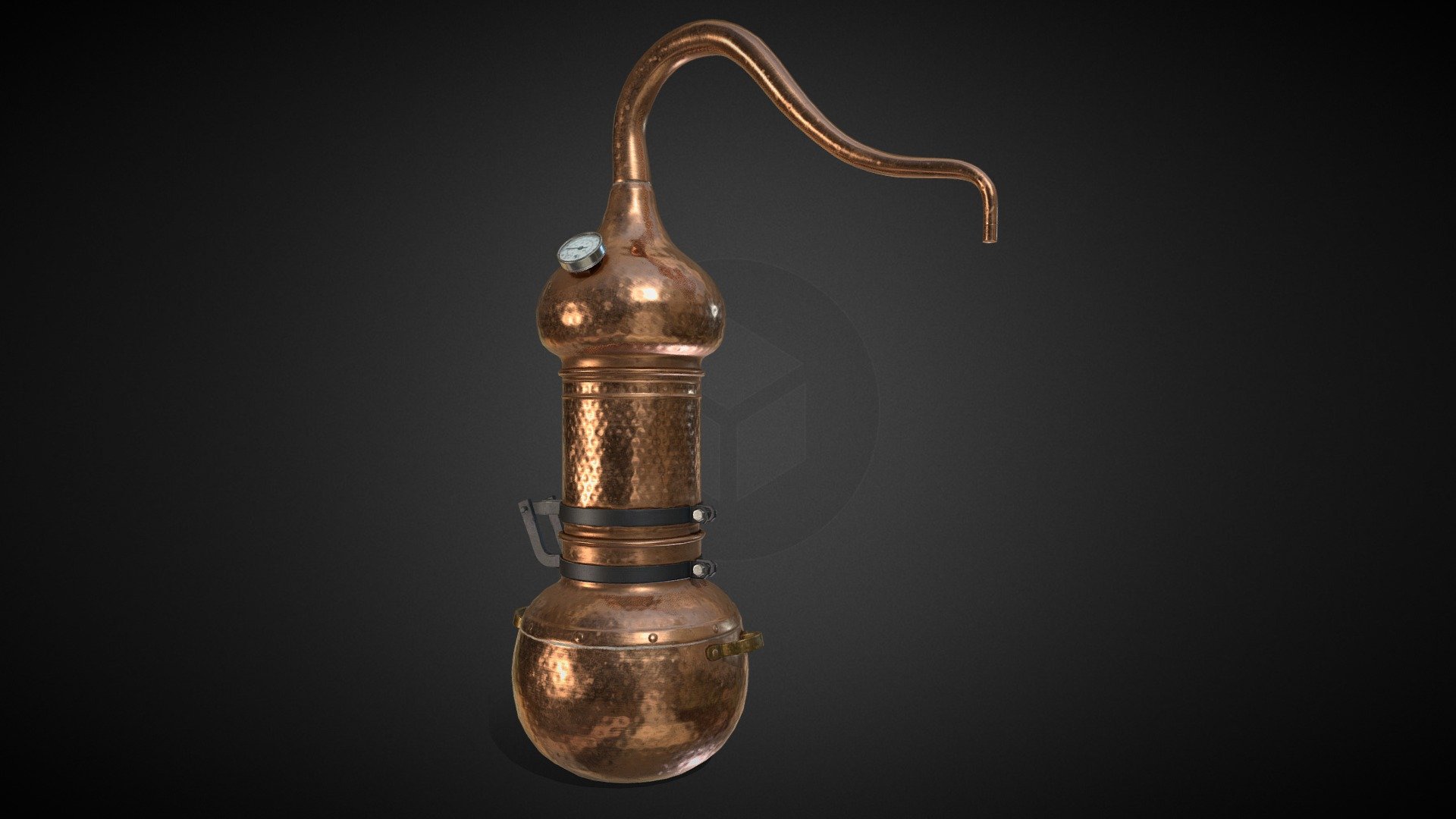 Alembic still columns are used for distilation of liquids. You can create essential oils and distiled plant water from plans, flowers and herbs.

This is modelled after alembic still column that my wife was kind enough to let me use as reference. Modelled, sculpted and UV'd in Blender, baked and textured in Substance Painter.

2048x2048 texture set - Alembic Still Column - game ready asset - 3D model by printaboy 3d model