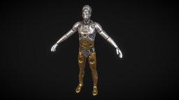 Android Robot humanoid, synth, avatar, people, future, unreal, robotics, cyberpunk, droid, futurism, roboto, metal, android, science, ai, metallic, unrealengine, cybernetic, science-fiction, humanoid-robot, gamereadyasset, character, unity, unity3d, scifi, hardsurface, futuristic, gamecharacter, male, robot, space, gameready