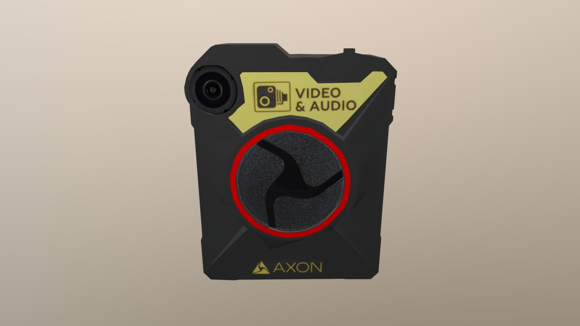Simple body camera based off Axon's body camera, not the best but made to get used to blender 3d model