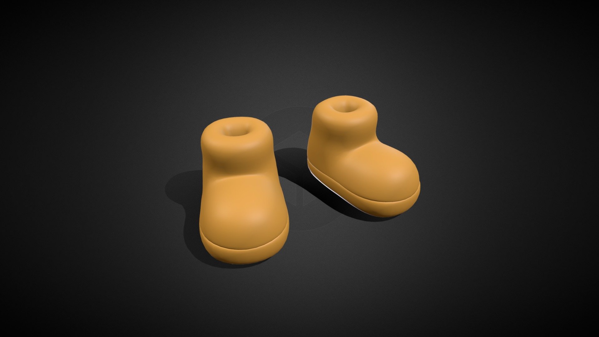 Cartoon Shoes A1 - Download Free 3D model by KJ (@kj3dx) 3d model