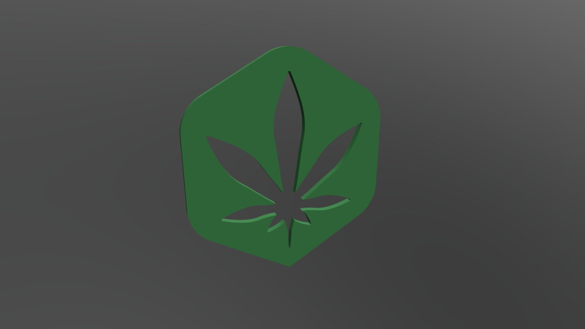 NZ Weed Logo (Animated) - Buy Royalty Free 3D model by badradio 3d model
