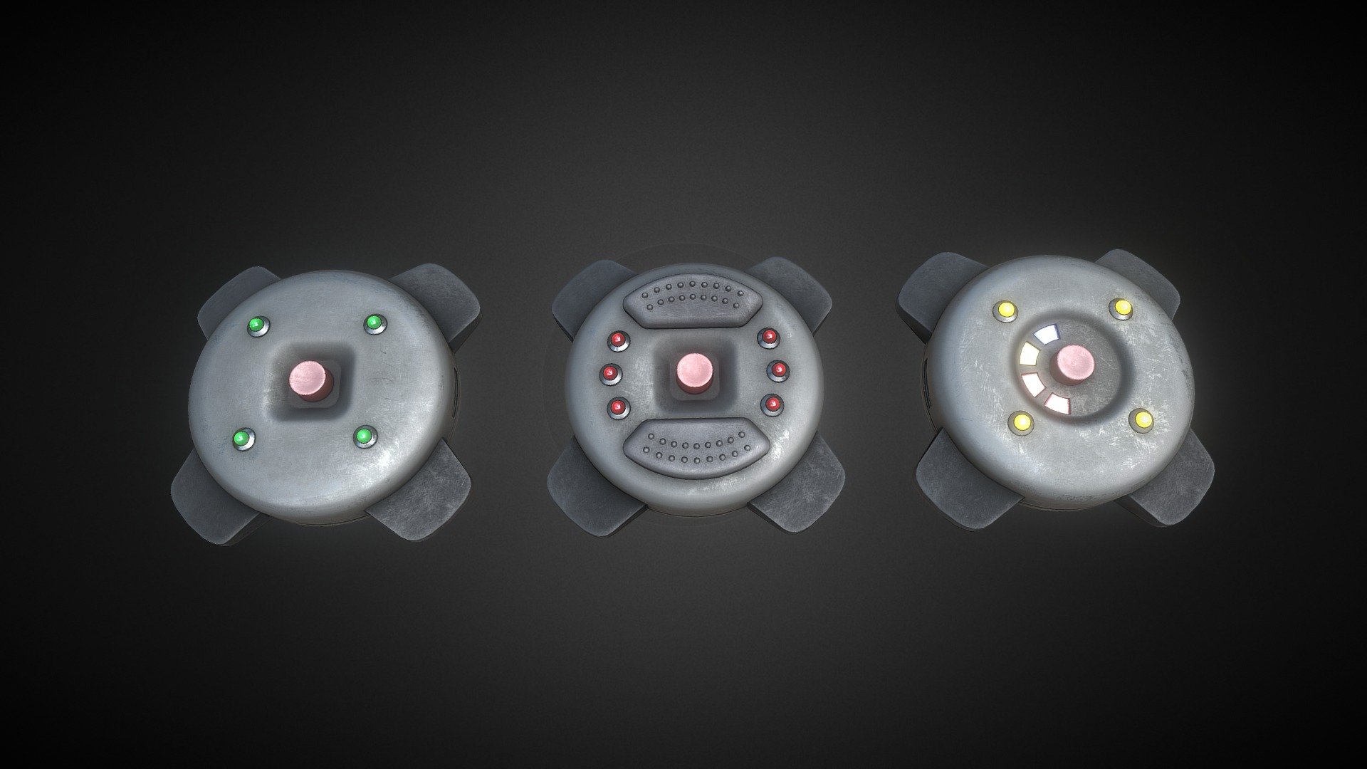 A new set of explosive mines for the GoldenEye: Source mod for Half Life 2. These are the proximity, remote and timed mines. They will be in the next release of GE:S 3d model
