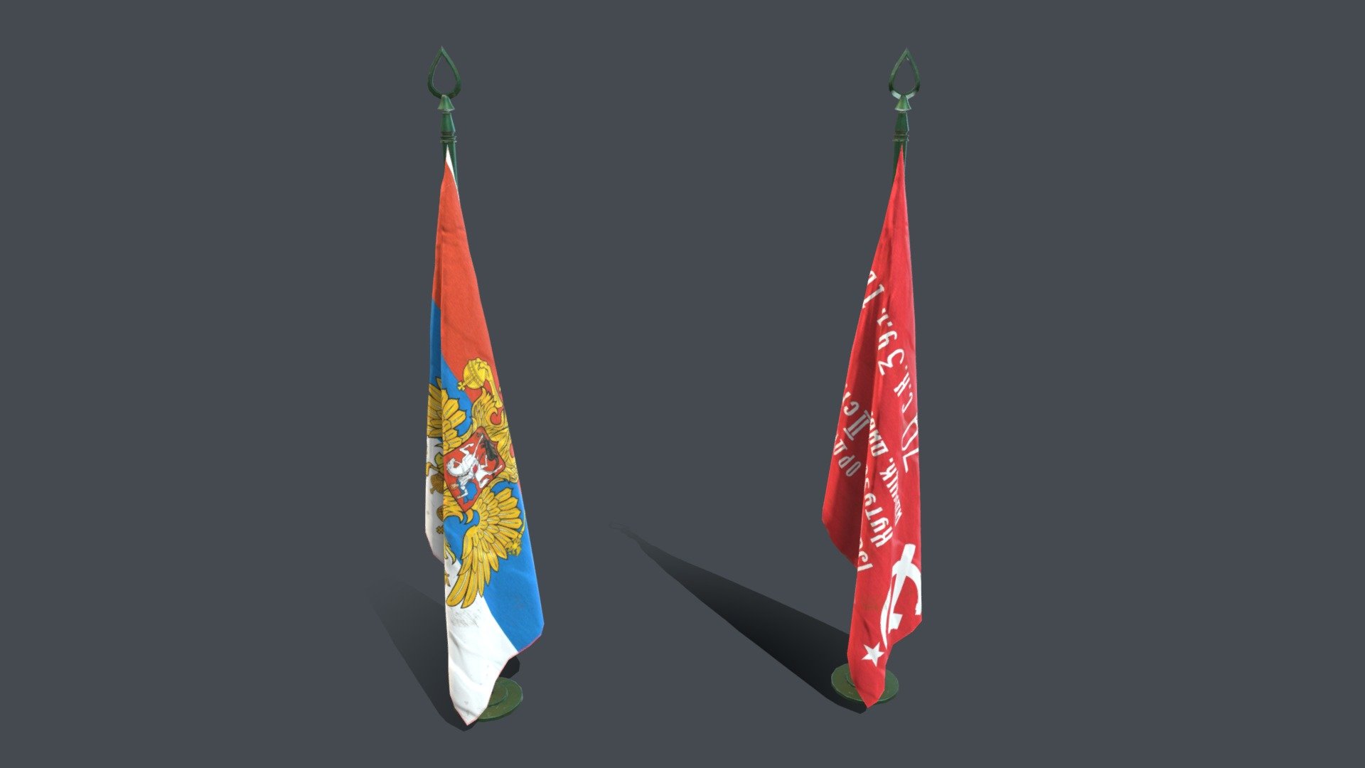 Flag - Flag - Download Free 3D model by AntonYurevich 3d model