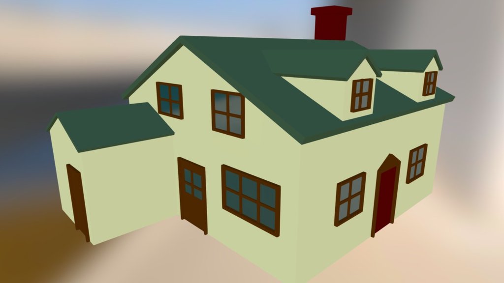 Family Guy House - 3D model by JaimeCSuzano 3d model