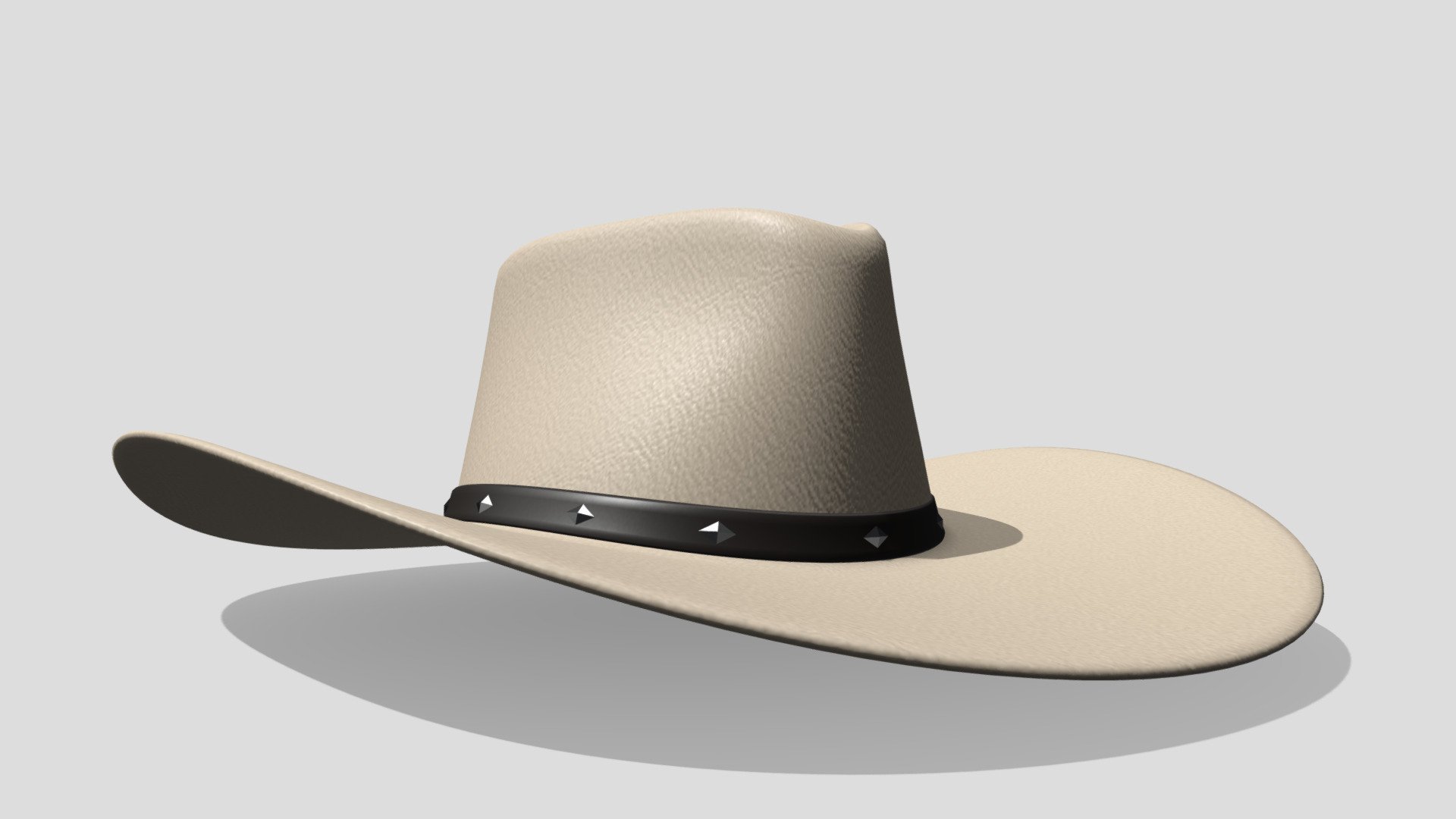 A simple ten-gallon hat, tipical wear for cowboys and western riders.
Made with 3DsMax and Substance Painter - Cowboy hat - 3D model by antonia_s 3d model