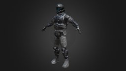 Halo Downfall body, marine, project, baking, high, soldier, elite, odst, testing, prototype, baked, awesome, max, helljumper, downfall, testbed, substancehalo, substancepainter, scifi, low, poly, zbrush, 3ds