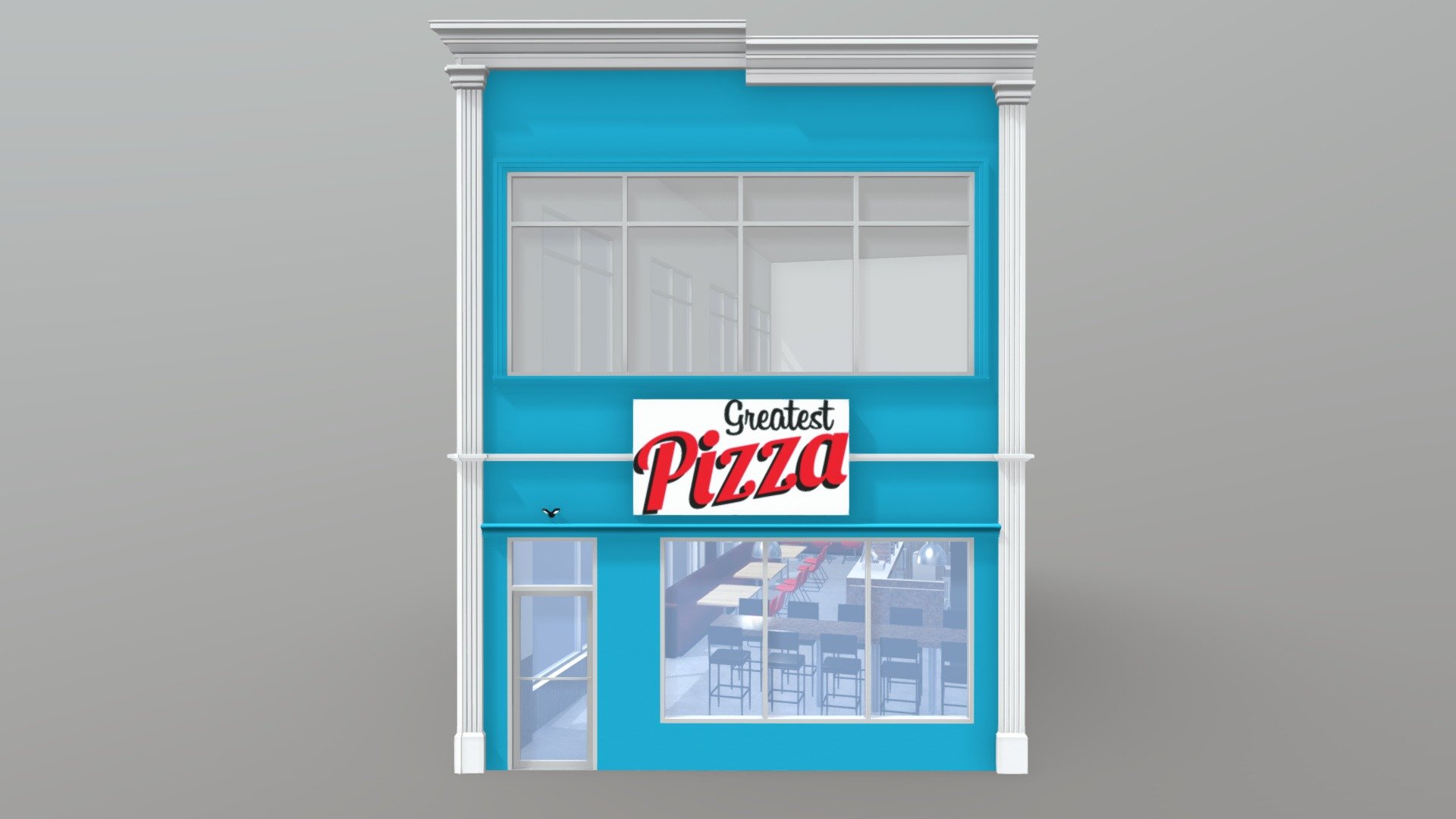 Design for ancmarketing
Design by: reinald_id - 1 - Pizzeria - 3D model by ancmarketingpartner 3d model