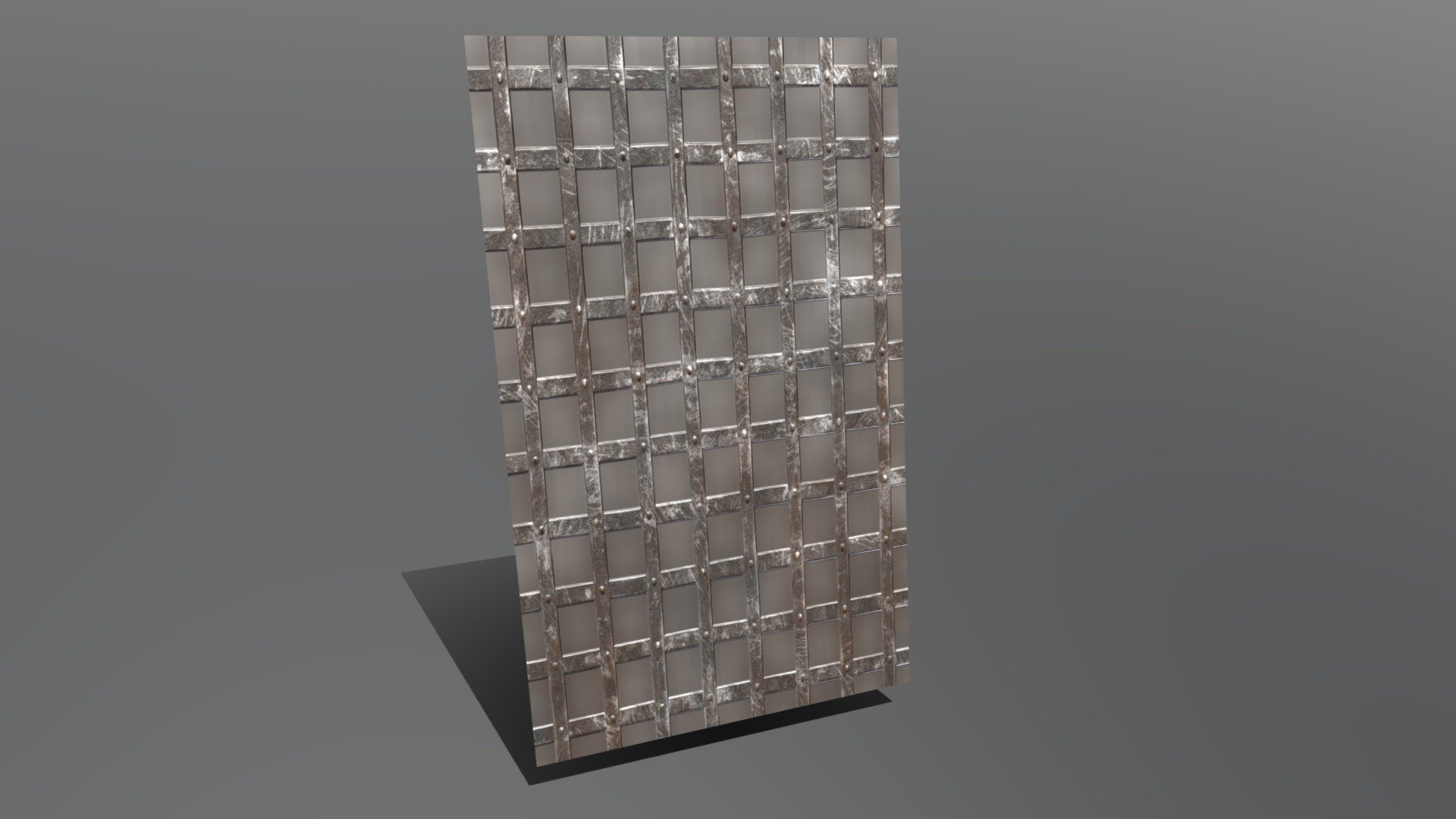 Grating Metal Window - Download Free 3D model by ViktorBooM 3d model