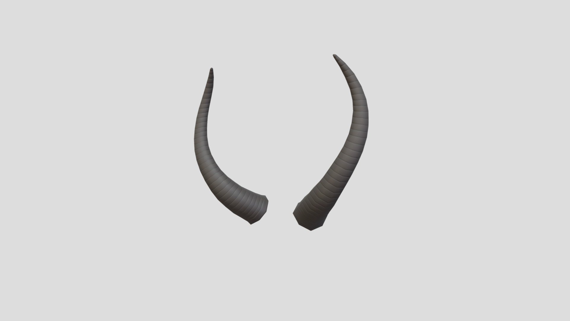 Demon Horn 3d model.      
    


File Format      
 
- 3ds max 2021  
 
- FBX  
 
- STL  
 
- OBJ  
    


Clean topology    

No Rig                          

Non-overlapping unwrapped UVs        
 


PNG texture               

2048x2048                


- Base Color                        

- Normal                            

- Roughness                         



384 polygons                          

388 vertexs                          
 - Demon Horn 3 - Buy Royalty Free 3D model by bariacg 3d model