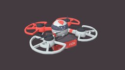 Parcel Fox Drone drone, delivery, animation, watchdogslegion, parcelfox