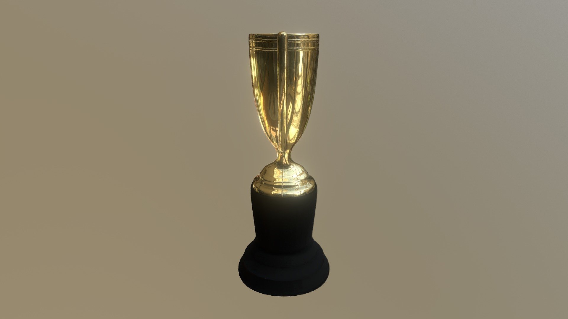 haha jag vann haha - Photorealistic Trophy - 3D model by Bryngelsson 3d model