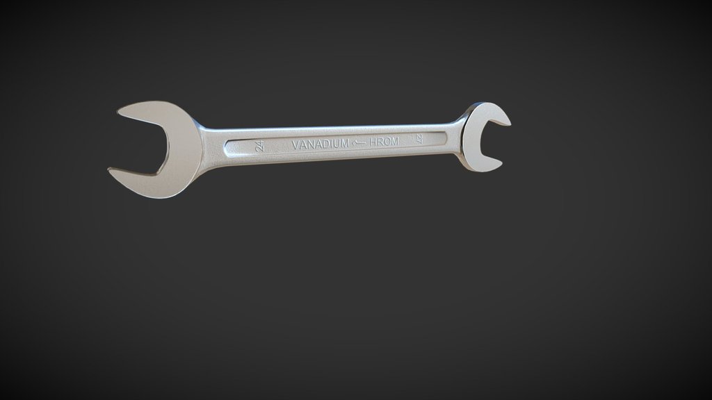 Wrench - Wrench - 3D model by vitaly_kornishin 3d model
