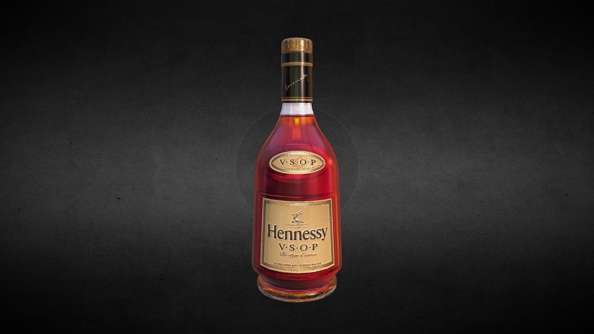 Hennessy - 3D model by mainleaf 3d model