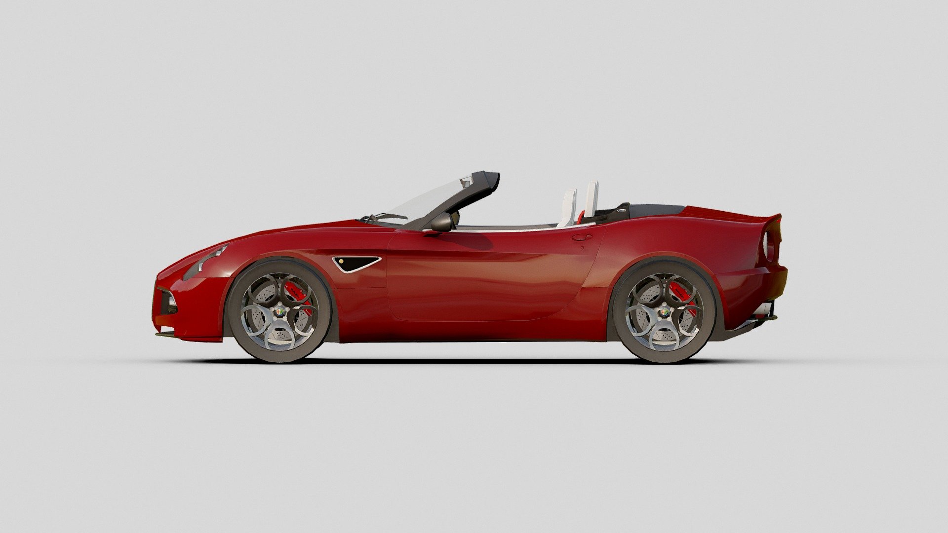 3d model replica Alfa Romeo C8 spider - Buy Royalty Free 3D model by zizian 3d model