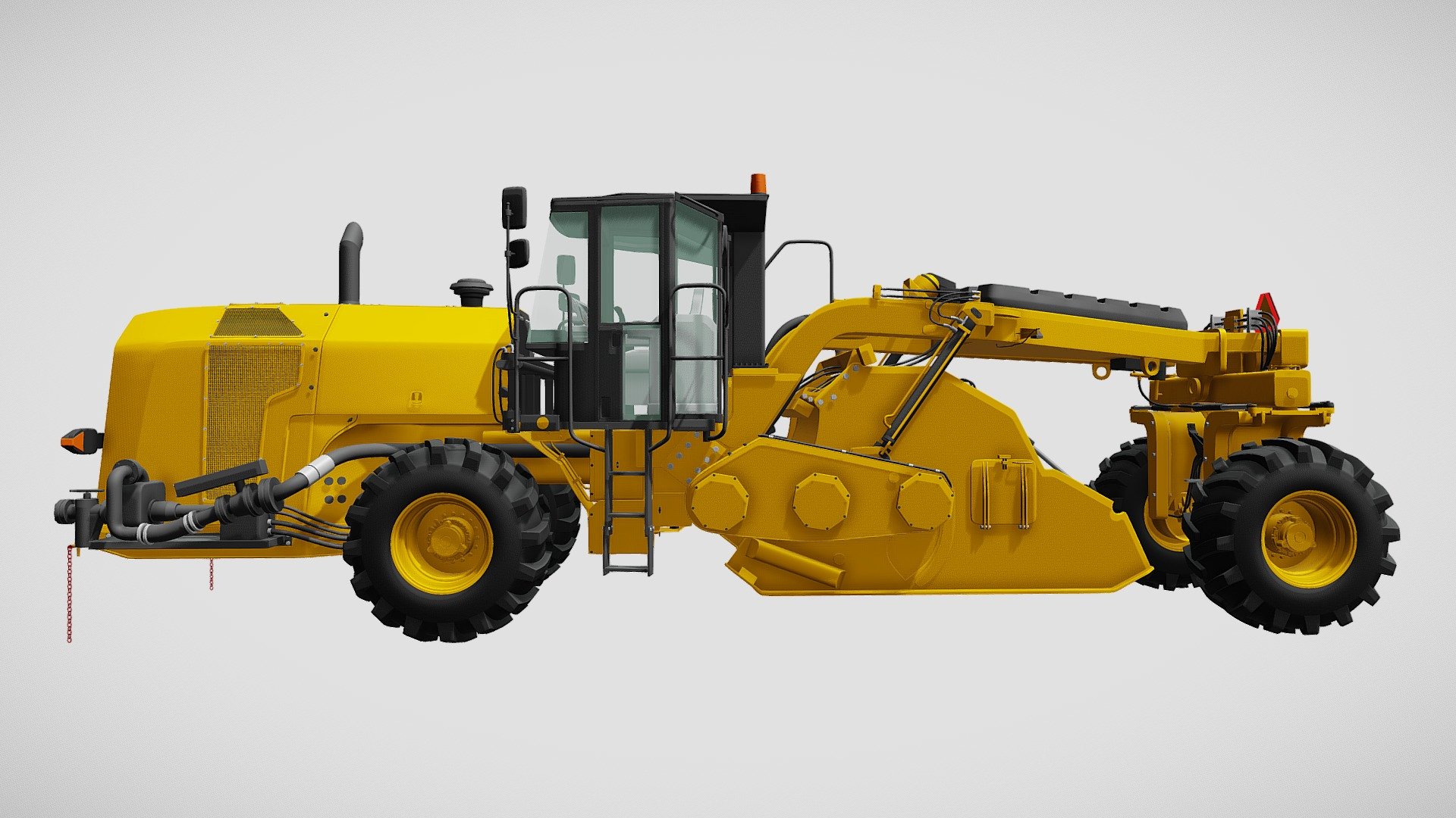 Detailed 3d model of road reclaimer.

Semi-detailed interior.
 - Road Reclaimer - Buy Royalty Free 3D model by 3DHorse 3d model