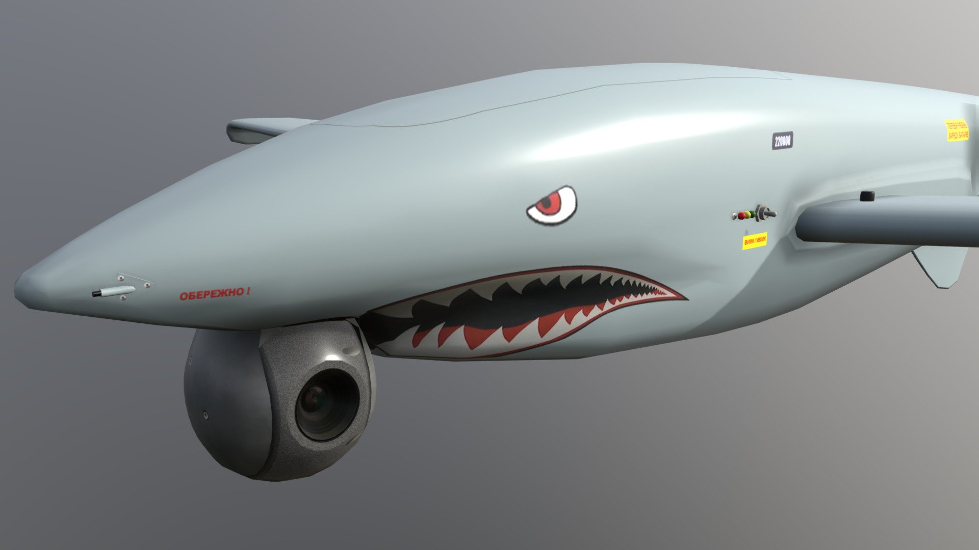 https://www.youtube.com/watch?v=hHpqyEFEe1I - SHARK UAV  Ukrspecsystem - Download Free 3D model by paperscan 3d model