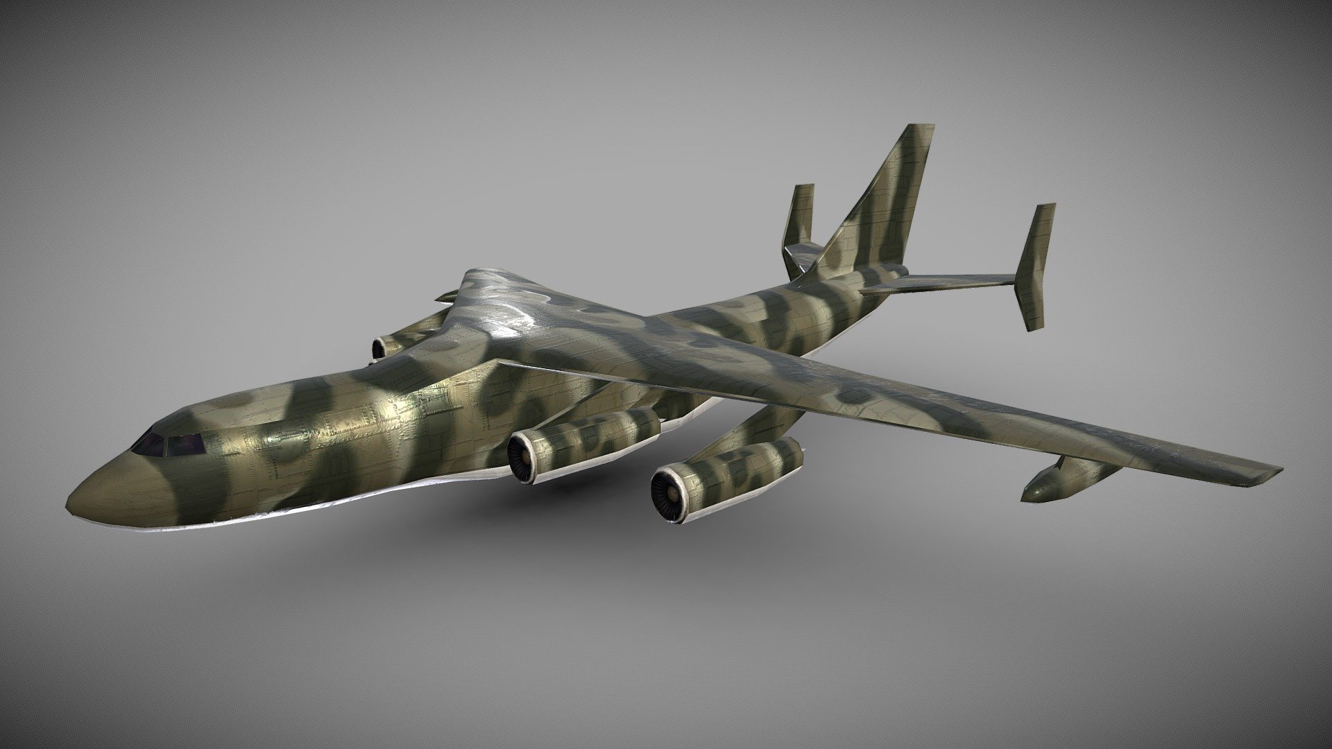 Travel the world with this 3D model of a transport plane. This model is ready to be used in any 3D project and games has realistic baked textures.This model is low poly and game ready - Transport plane - Buy Royalty Free 3D model by sy_per 3d model