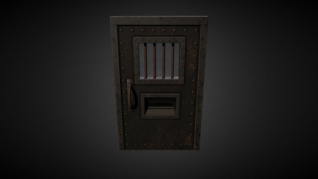 Prison door - 3D model by cansale 3d model