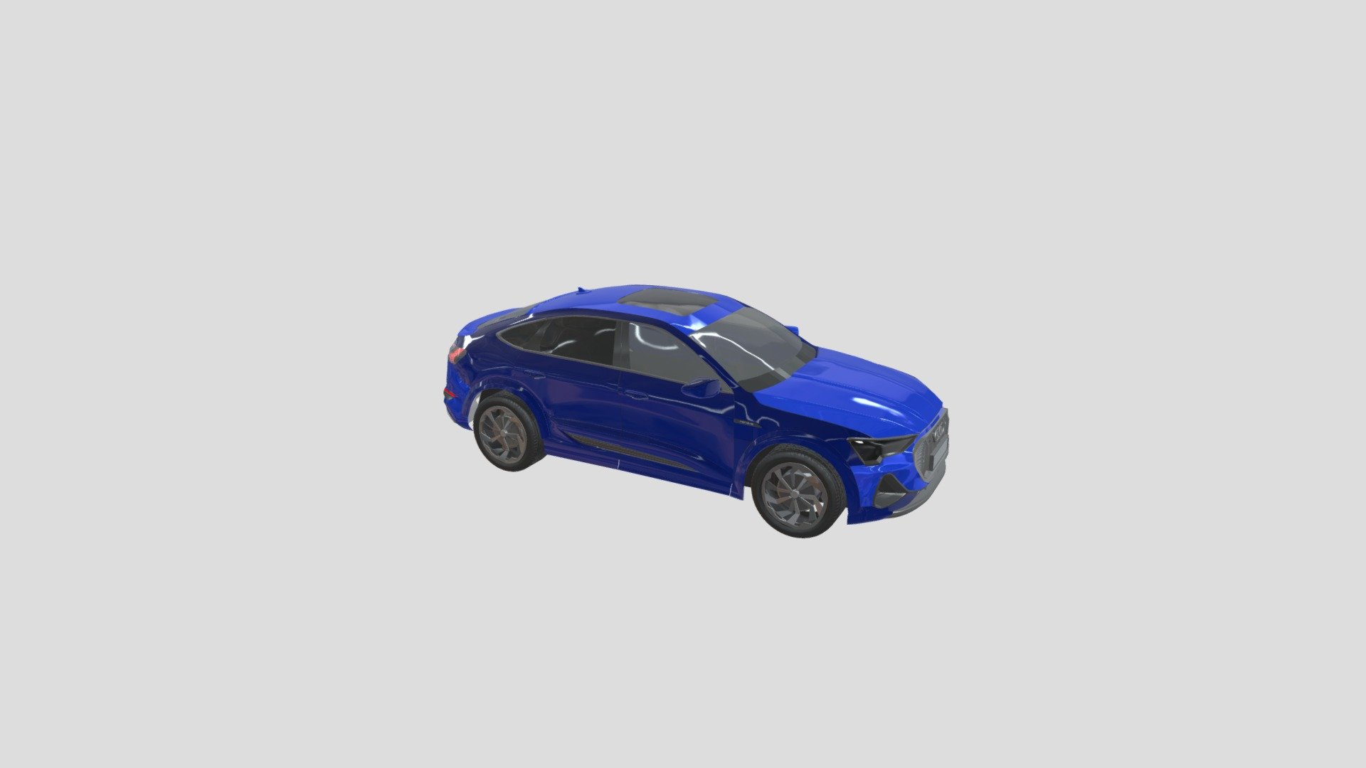 e-tron Sportback - Download Free 3D model by PaussMarrufo 3d model