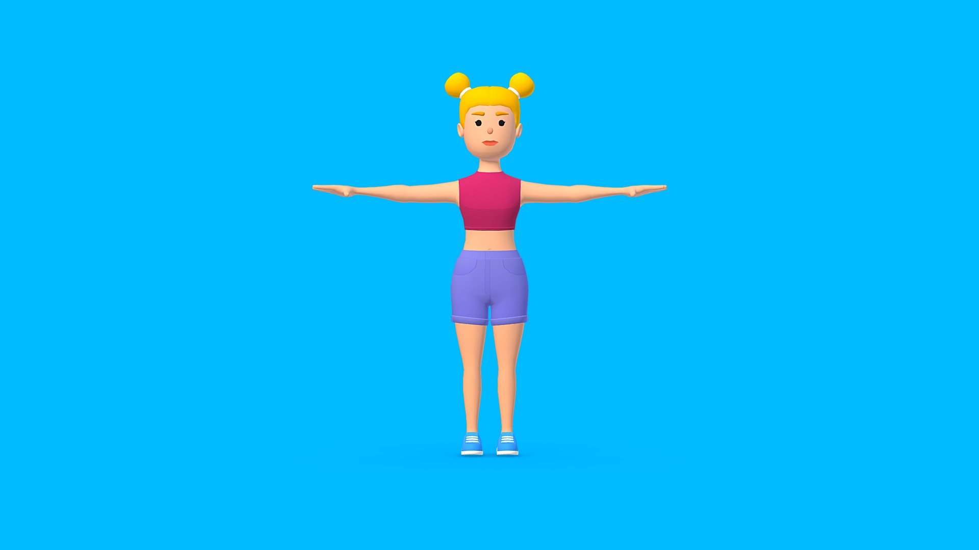 Simple hyper casual lowpoly character Karen

DESCRIPTION




Rigged character.

Include Rigged base mesh (male).

Textures included.   

TECHNICAL DETAILS




1 character (.fbx).

1 color texture (.png).

512x512 texture dimension.

Rigging: Yes.

Animation: No.

UV mapping: Yes.

**Check **  HYPER CASUAL CHARACTERS VOLUME 1 - HYPER CASUAL CHARACTER - KAREN - Buy Royalty Free 3D model by thcyrax (@thcyrax3D) 3d model