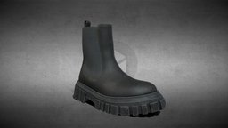 Chelsea Boots Lowpoly fashion, retopology, shoes, boots, realistic, scanned, fashiondesign, lowpolymodel, realistic-gameasset, pbrtexture, chelsea, gamereadyasset, realistic-textures, fashion-style, pbr-game-ready, lowpoly, chelsea-boot, metahumanshoes