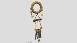 Wind Chimes wizard, wind, bells, dream, bell, swing, mage, pentagram, magical, worldofwarcraft, dreamy, dreamcatcher, wave, witchy, chimes, sims4, sims, harmony, wind-chime, game, witch, stylized, animated, rigged, magic, gameready, windchimes, noai