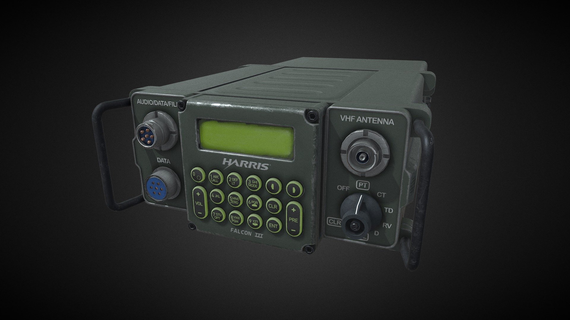Small teaser of upcoming assets in RHS: Status Quo - Harris AN/PRC 117 Radio - Buy Royalty Free 3D model by Pnuky 3d model