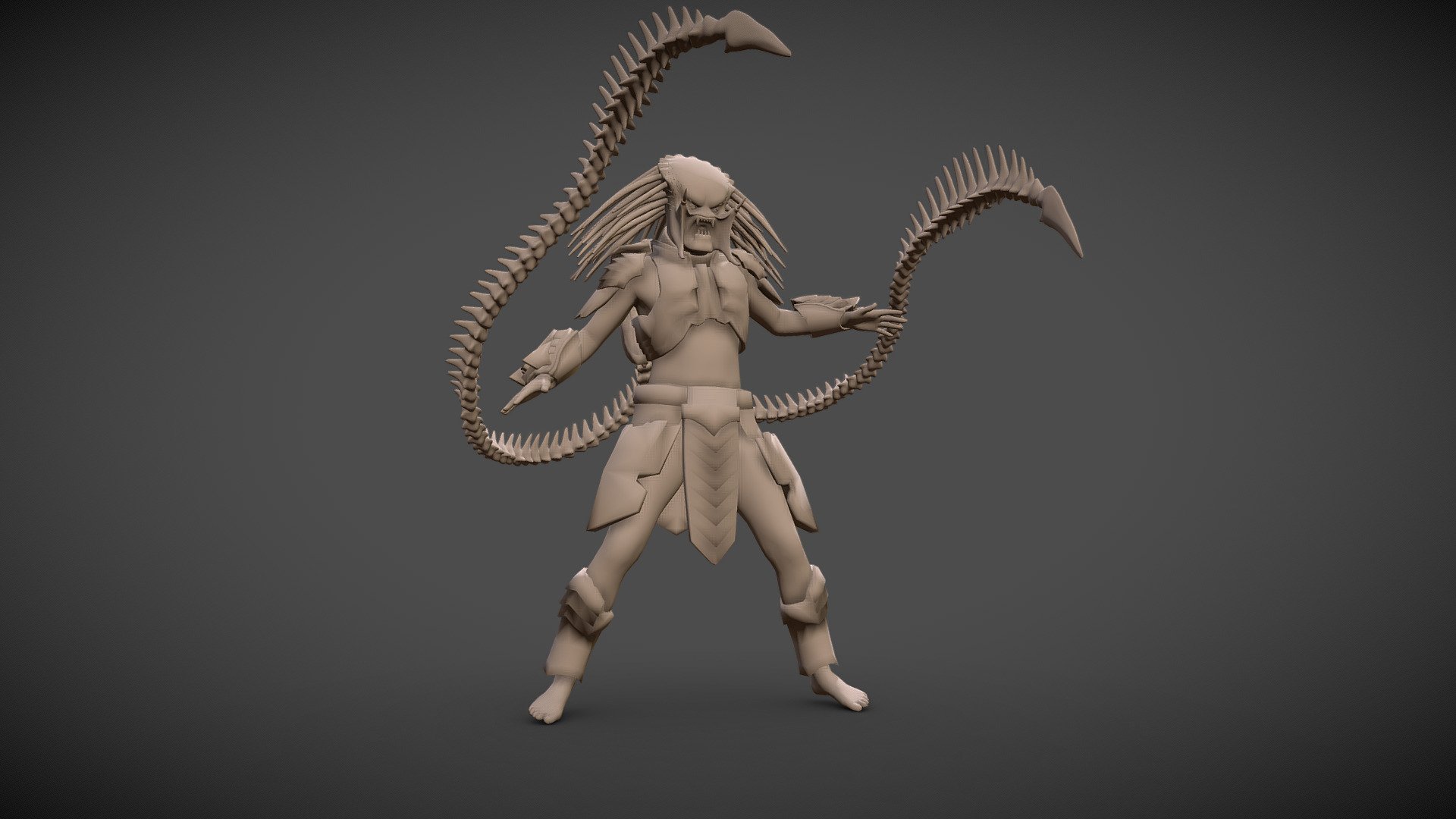 Predator clan leader prototype 1 - 3D model by MICH (@MICHilian) 3d model