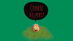 Cookie Helpers game-ready, handpainted, lowpoly