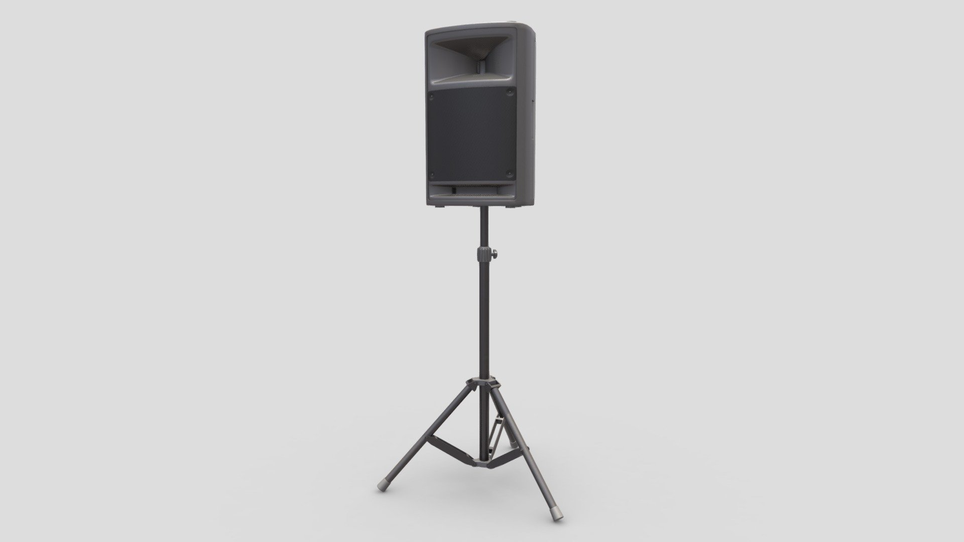 Powered Speaker with Tripod 3D Model by ChakkitPP.




This model was developed in Blender 2.90.1

Unwrapped Non-overlapping and UV Mapping

Beveled Smooth Edges, No Subdivision modifier.


No Plugins used.




High Quality 3D Model.



High Resolution Textures.

Polygons 19477 / Vertices 20501

Textures Detail :




2K PBR textures : Base Color / Height / Metallic / Normal / Roughness / AO

File Includes : 




fbx, obj / mtl, stl, blend
 - Powered Speaker with Tripod - Buy Royalty Free 3D model by ChakkitPP 3d model