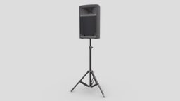 Powered Speaker with Tripod