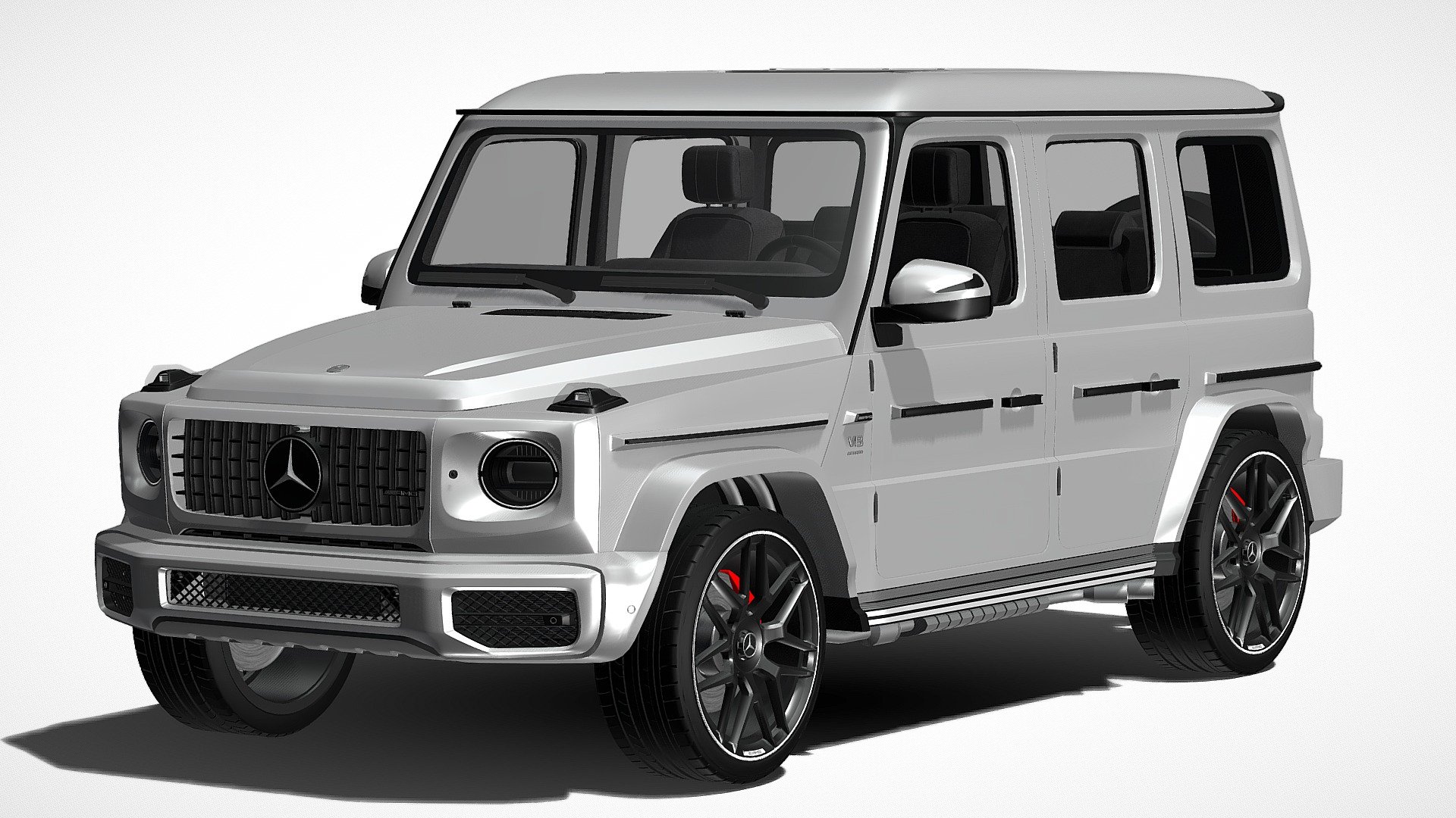 A highly detailed 3D model of the Mercedes-Benz AMG G63 created by Elite Models




Blend.(Native) - in this file you can find a model without subdivision, and if you want you can increase the smoothing or decrease. Also in the Blend file you will find an animation of the opening of the doors and hood of the car.

All textures were included in this file, but you can also use the glb file - in this file, the textures are already attached to the model.

About 3D model:




Highly detailed car model.

Highly detailed interior of the car

Suitable for use in games/renders

Thank you for purchasing our models! - Mercedes-Benz AMG G63 (4-Door Animation) - Buy Royalty Free 3D model by Elite Models (@Elite-Models) 3d model