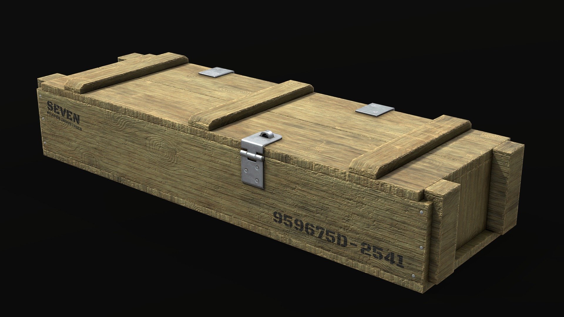 Gun crate model, I made it for a few renders

Modeled in blender 2.93
Textured in Substance Painter - Gun Crate - Download Free 3D model by SeveN (@SeveN-Models) 3d model