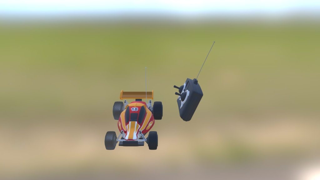 Racing Car Low Poly - 3D model by Alex Golden (@alexgolden) 3d model