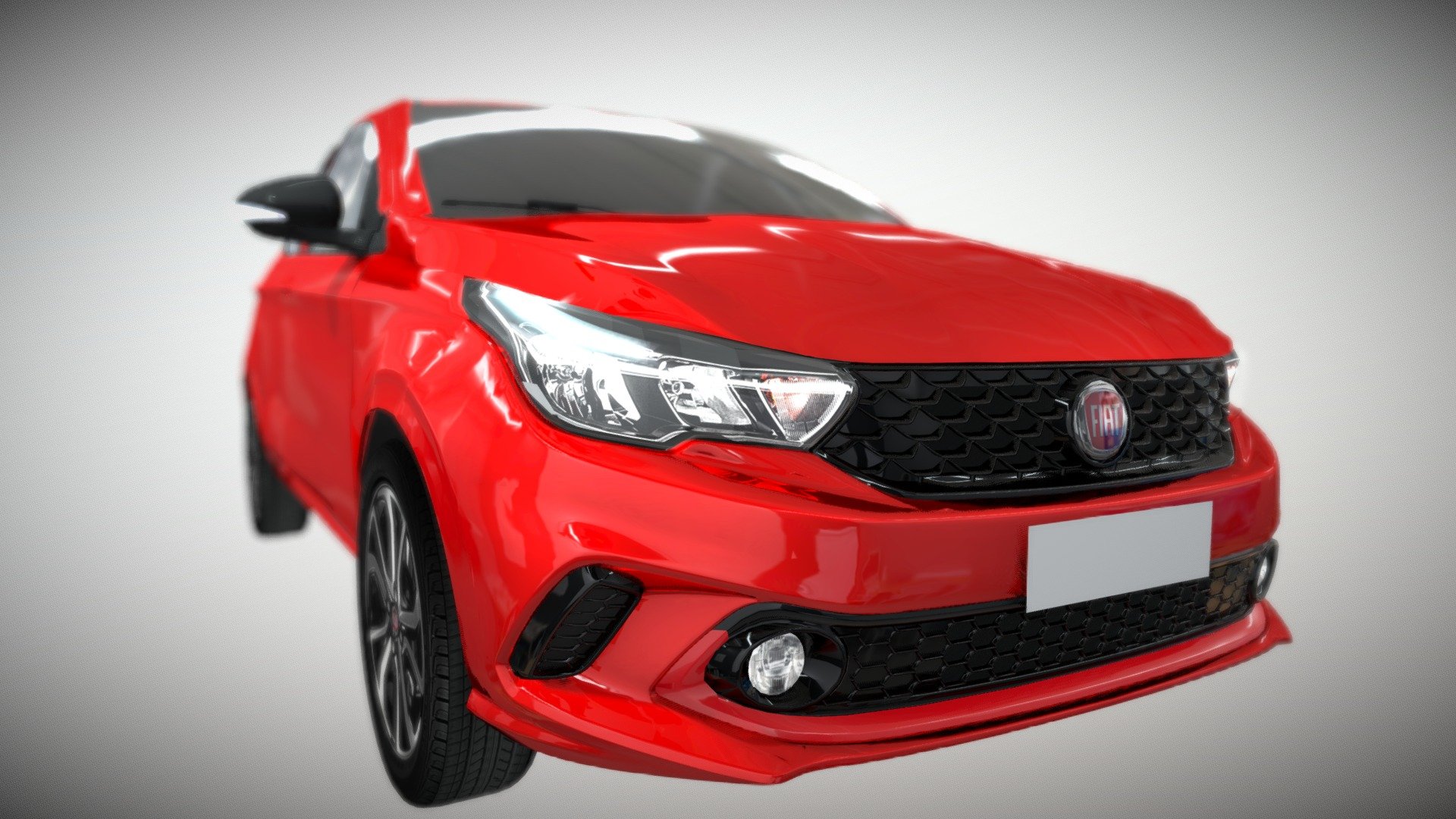 Fiat Argo - 3D model by revor2 3d model