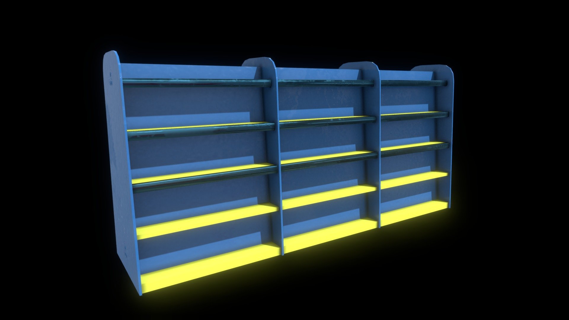 VHS bookshelf inspired by 90s video stores / blockbuster
Made by SM Sith Lord

https://twitter.com/anarchyarcade - VHS shelf - Download Free 3D model by m3org 3d model