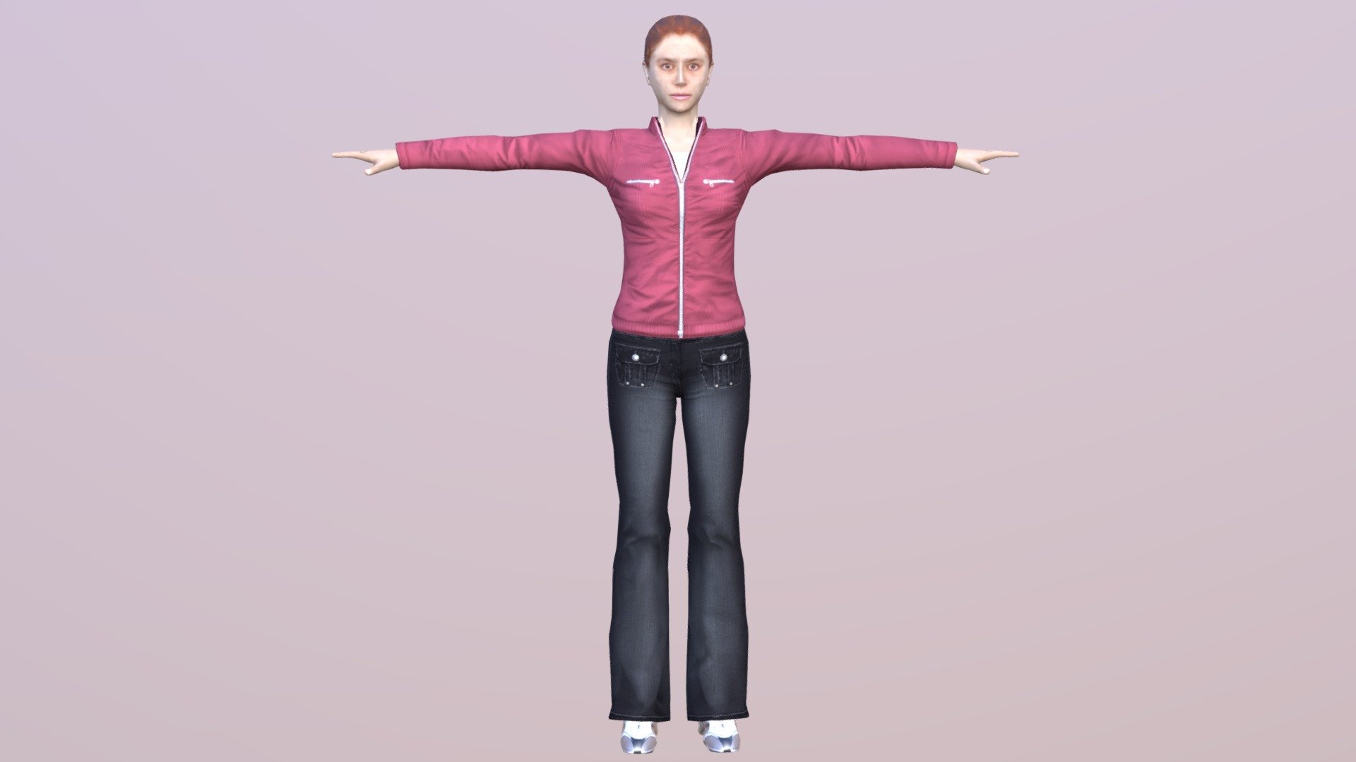 FOR FULL DETAILS+PREVIEW - LINK


Woman_44
(LOW POLY FEMALE CHARACTER WITH 32 MORPHS + 52 ANIMATIONS)

FEATURES




LOW POLY / RIGGED / ANIMATED

BONE RIG

UNREAL ENGINE EPIC SKELETON+EXTRA BONES (SKELETON TREE IN PREVIEW IMAGES)

AVAILABLE POSES=T-POSE,UE4 POSE, A-POSE

SUPPORT ANIMATIONS FROM THE UNREAL MANNEQUIN

52 ANIMATIONS,32 MORPH (LISTED IN PREVIEW)

ANIMATIONS ARE AVAILABLE IN BOTH ROOT MOTION &amp; IN-PLACE

04 LOD GROUPS

SINGLE MATERIAL FOR WHOLE BODY

PBR 4K TEXTURES

UNWRAPPED UV

AVAILABLE FILE FORMATS




UNREAL ENGINE-4.25

UNITY-2022

3DS MAX-2017

MAYA-2017

BLENDER-3.2

CINEMA 4D-R21

FBX&ndash;BOTH Z-UP &amp; Y-UP

OBJ

POLY COUNT




LOD0- 6523(POLYGON,TRIANGLES) 3376(VERTICES)

LOD1-80%

LOD2-50%

LOD3-30%

TEXTURE RESOLUTION




DIFFUSE

NORMAL_MAP

SPECULAR

ROUGHNESS 

ALL TEXTURES IN 4096X4096 - Woman 44 With 52 Animations 32 Morphs - Buy Royalty Free 3D model by jasirkt 3d model