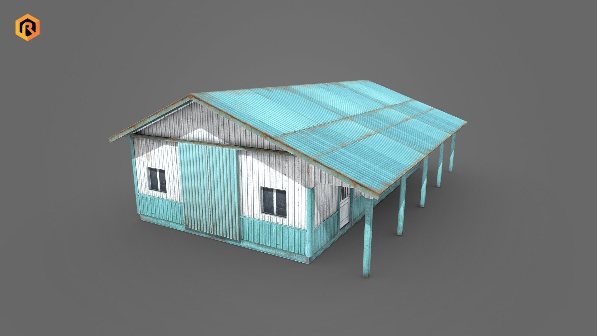 Low-poly 3D model of Big Metal Warehouse.

It is best for use in games and other VR / AR, real-time applications such as Unity or Unreal Engine. Model is built with great attention to detail and realistic proportions with correct geometry.

Technical details:


1024 Diffuse and AO texture set
1093 Triangles
785 Vertices
Model is one mesh.
Pivot point centered at world origin.
Model scaled to approximate real world size (centimeters).
All nodes, materials and textures are appropriately named.

More file formats are available in additional zip file on product page.

Please feel free to contact me if you have any questions or need any support for this asset.

Support e-mail: support@rescue3d.com - Big Metal Warehouse - Buy Royalty Free 3D model by Rescue3D Assets (@rescue3d) 3d model