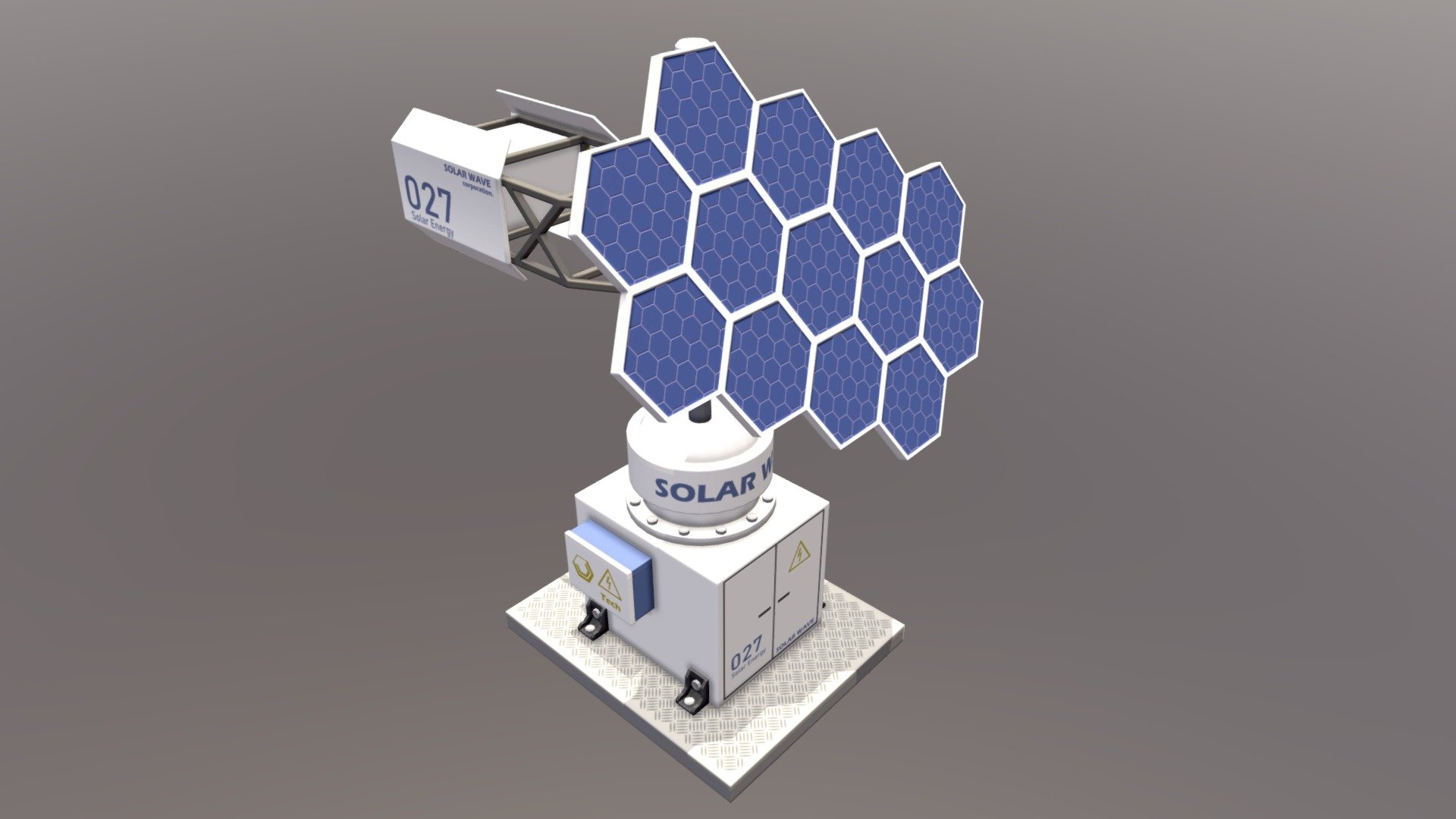 Simple Solar Station 1; 

Model have 2 parts (rotate pannel and base) and ready to animation; 

Textures size - 4096x4096; 

Textures type - PBR; 

TD - 10,24 px/cm; 

Triangles - 2058; 

All mesh are combined into one; 

Pivot xyz(0;0;0); 

Format - FBX. 


This model is free to use. Enjoy) - Simple Solar Station 1 - Download Free 3D model by model_R 3d model
