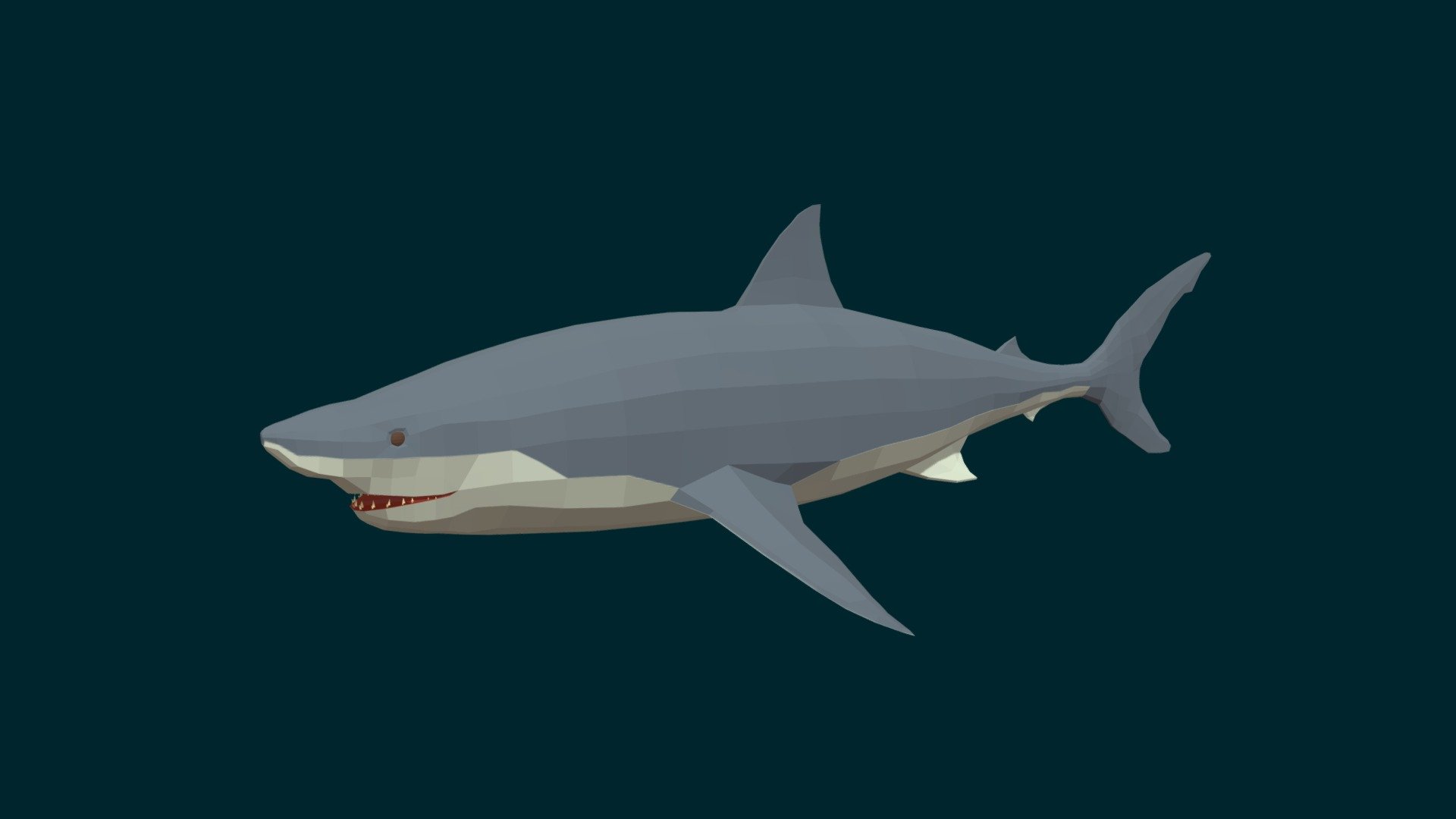 Great White Shark - 3D model by josluat91 3d model